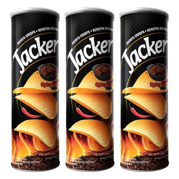 Jacker 洋芋片 麻辣火鍋味  110g  3罐