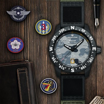 elegantsis 愛樂時 IDF-經國號 特別限定機械錶 ELJO43AS-IDF-NB01LC