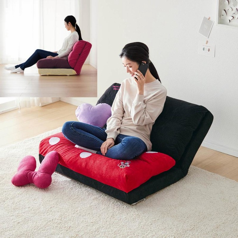 Disney ディズニー モチーフ型クッション ブランケット付き４ｗａｙソファーベッド 選べるキャラクター 通販 Lineポイント最大0 5 Get Lineショッピング