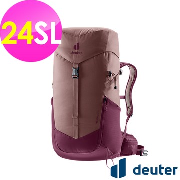 【deuter 德國】TELATIE輕量拔熱透氣背包24SL(3450027紫/人體工學背帶/高透氣/女性窄肩款)