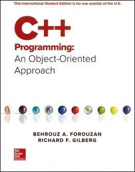 C++ Programming: An Object-Oriented Approach  Forouzan 2019 McGraw-Hill