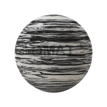 QMAT 筋膜球  適合全身按摩放鬆  體積小巧方便攜帶  防水抗汗易於清潔  黑色 + 白色  1個