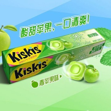 在台有貨🚀新品KisKis酷滋薄荷硬糖清新口氣強勁清涼薄荷糖犯困糖果