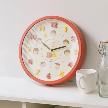 【Norns】櫻桃小丸子立體數字靜音時鐘