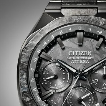 CITIZEN 星辰 韋禮安廣告款 曜鈦款 限量 八角 GPS衛星對時光動能計時手錶 CC4107-80H
