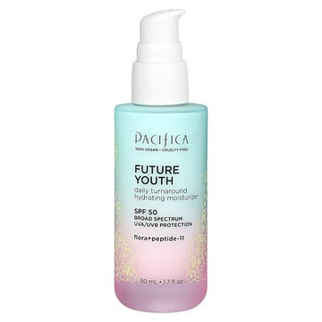 Pacifica, Future Youth，每日補水保溼霜，SPF 50，1.7 液量盎司（50 毫升）