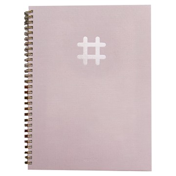 conifer 綠的事務 仙蹤特調系列 16K 莓果甜冰 方格筆記 128頁 19.2x25.9cm  粉色  1本