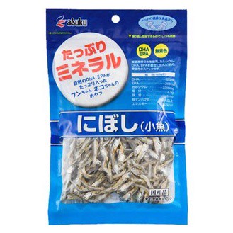 COCO【免運🔥】日本藍Asuku小魚乾100g嚴選素材、富含高量DHA、EPA等，貓咪最愛零食點心