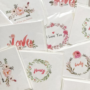 情人節卡片  勿單獨下單