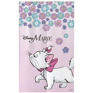 收納王妃 - 迪士尼 Disney 【瑪麗貓】半分式長布簾 門簾 窗簾85x140cm