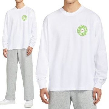 Nike AS M NK TEE LSE LS OC F1 男款 白色  圓領 簡約 套頭 長袖 IH4134-100
