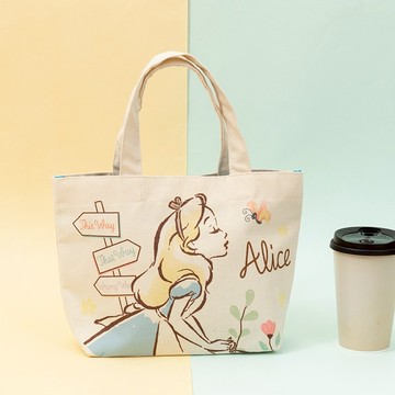 愛麗絲路標-迪士尼帆布萬用手提袋