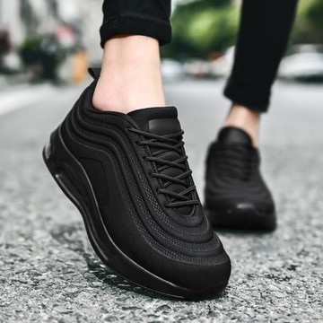 【清倉】韓版夏季透氣潮鞋氣墊鞋子彈鞋低幫休閑運動鞋情侶阿甘鞋