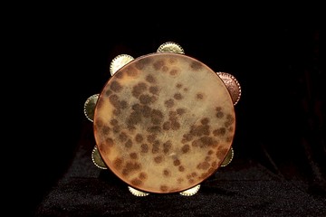 Tarantella Frame Drum Tamburello 舞蹈 riq 手工製作 傳統樂器