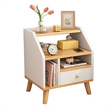 Arien 居家 北歐風多格收納置物床頭櫃 收納櫃