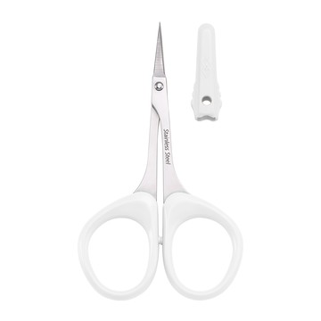 Sunland HAJIME 美容美甲小剪 直刀 台灣製造 適用於修剪死皮、倒刺、瀏海、雙眼皮貼、美工等細節處  1支  白色