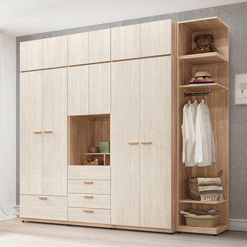 MUNA家居   葛瑞絲8.5X8尺衣櫥    255X60X237cm