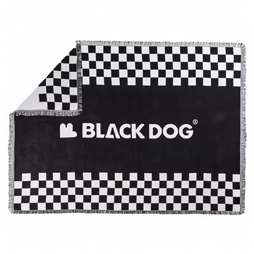 BLACK DOG 黑狗 雙面棋盤格流蘇編織毯 CBD2300DZ013 150 x 210cm  棋盤格  1件