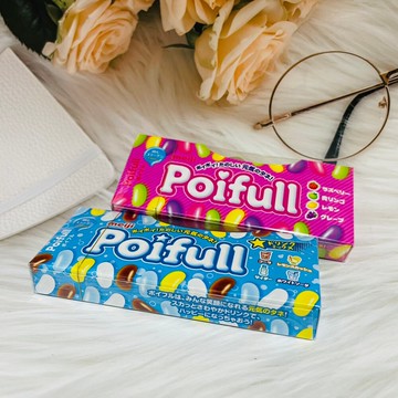 潼漾小舖 日本 meiji 明治 poifull 綜合口味軟糖 (水果/汽水) 53g
