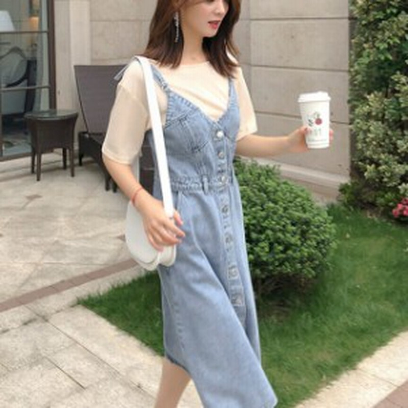 夏服 レディース カジュアル 韓国 サロペット デニム レディース オールインワン パンツ セットアップ 可愛い 大人 代 30代 40代 韓国 通販 Lineポイント最大6 0 Get Lineショッピング