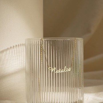 DIY個性簡約925純銀英文字母名字項鏈歐美風ins小眾設計鎖骨鏈