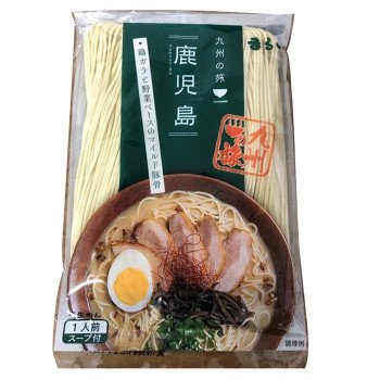 まるいち 鹿児島ラーメン スープ付 1人前×40入 Z4244（同梱・代引き不可）