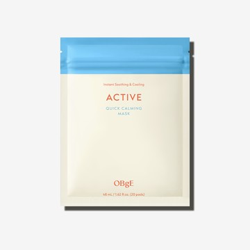 OBgE Active Quick Calming Mask 20ea