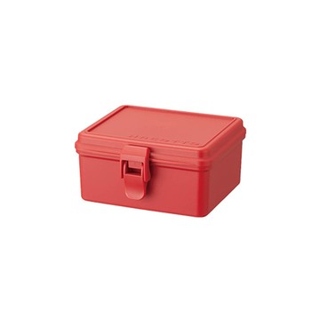【日本天馬】HACOTTO 方形多功能PP收納工具箱-多色可選-珊瑚紅