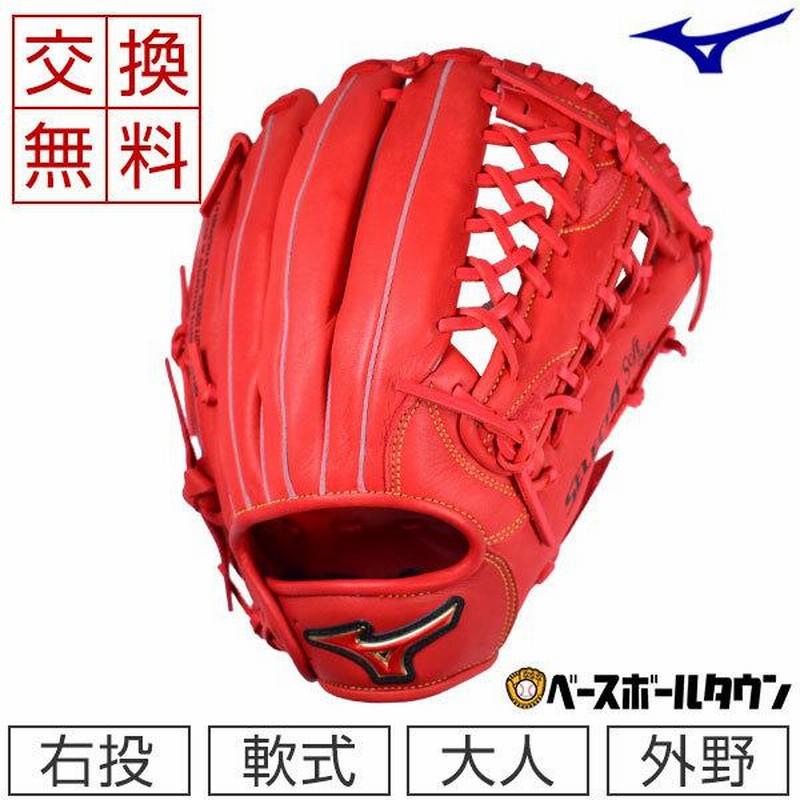 予約発売 軟式野球グラブ 右投げ用 外野手用 ミズノ セレクトナイン 