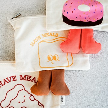 UDlab｜可愛食物零錢收納包 禮物 情人節 包包 小包 錢包 收納包 療癒小物 六色售 CB-B02002