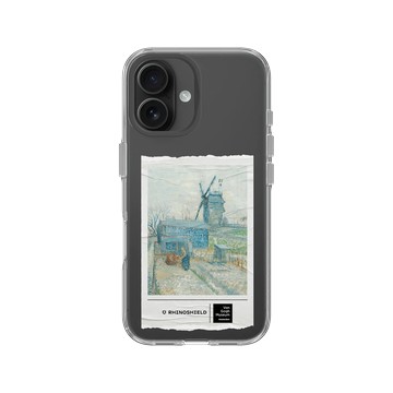 iPhone 16 Clear 透明 - Van Gogh Museum - 蒙馬特：風車和耕田
