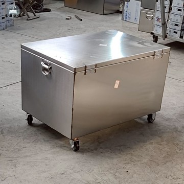 收納箱 工具箱 鐵皮箱 不銹鋼工具箱大號防水加厚滿焊家電維修多功能皮卡移動專用定做 免運 可開發票 全館折扣 售後保障 工廠現貨直銷 m564