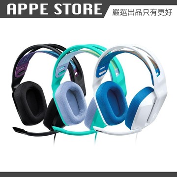 Logitech G 羅技 G335 輕盈 有線電競耳機麥克風 黑色/白色/綠色