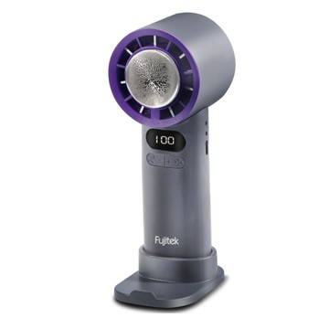 富士電通 100檔高速製冷手持風扇FT-FN500 桌面渦輪冰敷風扇(涼風扇 電風扇 折疊掛脖風扇) 保固免運