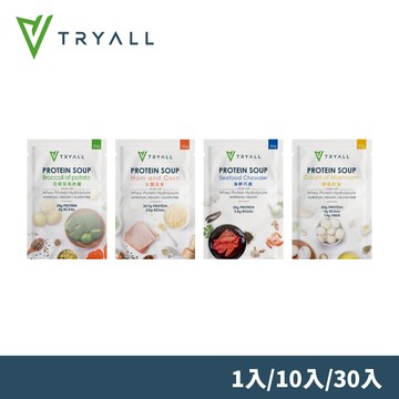 Tryall 高蛋白濃湯- 口味任選 (35g)- 10入組