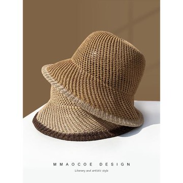 漁夫帽女薄款可折疊防曬遮陽2022新款顯臉小出游日系ins春夏帽子