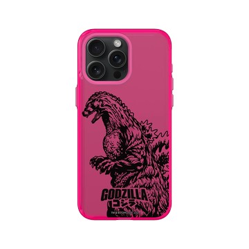 iPhone 15 Pro Max Clear 粉漾桃 - 哥吉拉 Godzilla - 哥吉拉素描