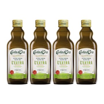 【Costa d Oro 高士達】義大利原裝進口特級冷壓初榨橄欖油(500ml*4入)