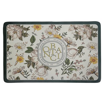 科技皮革吸水腳踏墊  歐風花語綠  40 x 60cm  1個