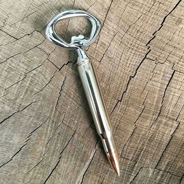 美國 Bullet SPRG 春田步槍子彈 開瓶器（銀）啤酒開蓋器 創意造型開瓶器 金屬開罐器 酒刀啤酒刀 生存遊戲裝備