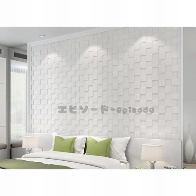3d立体壁紙 Diy レンガ調 壁紙シール 大理石調 ウォールステッカー クッション 自己粘着 防水 軽量 補修 60 60cm 10枚 通販 Lineポイント最大get Lineショッピング