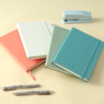 【Deli得力】NUSIGN附繩皮面筆記本/A5/96張/ENS281｜得力旗艦店