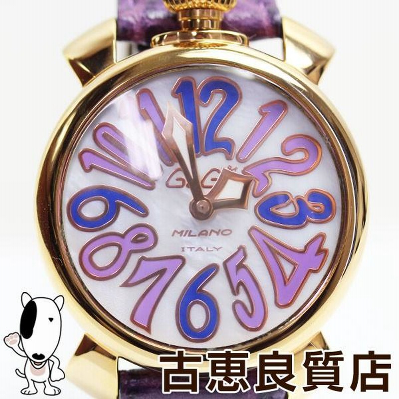 ガガミラノ GAGA MILANO 5021-4 マヌアーレ 40MM 腕時計 レディース ...