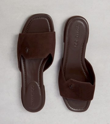 Jimmy Choo Dina suede mules