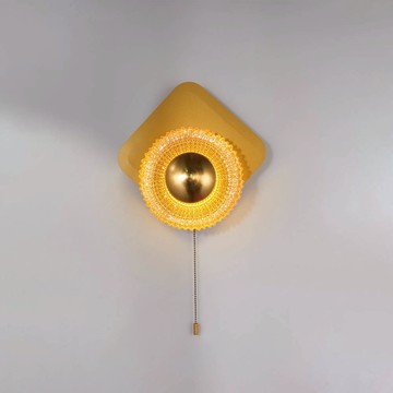 LED 6W 金色+茶色雙色變光壁燈(附開關)  E02-52-211-1