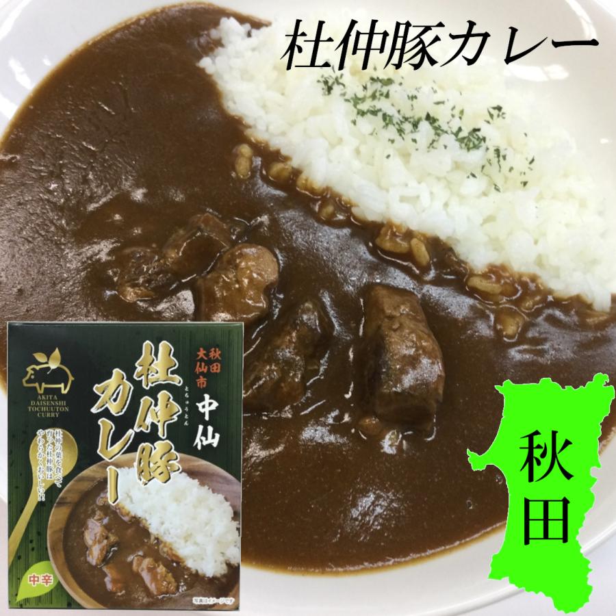 秋田 中仙 杜仲豚カレー 180g 中辛