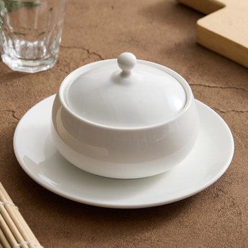 燉盅家用小型陶瓷帶蓋佛跳墻燕窩海鮮盅酒店餐廳餐具一人湯盅