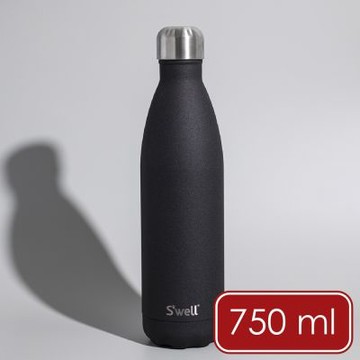 《S well》美國 Original流線不鏽鋼保溫瓶-曜石黑750ml-- swell水壺水壺 水瓶 保溫杯 運動水壺 環保杯 隨行杯