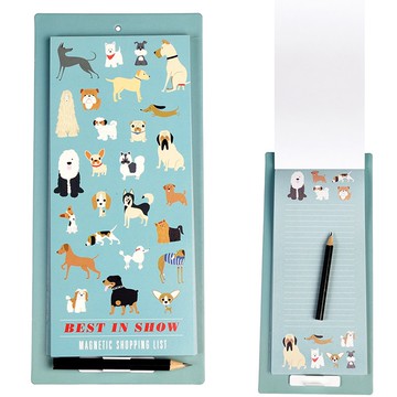 英國 Rex London - 便條紙(背面附磁鐵)-萌狗樂園