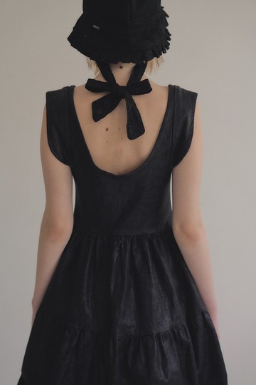 handmade lace pleated hat 手工細節百褶帽 black 黑蕾絲